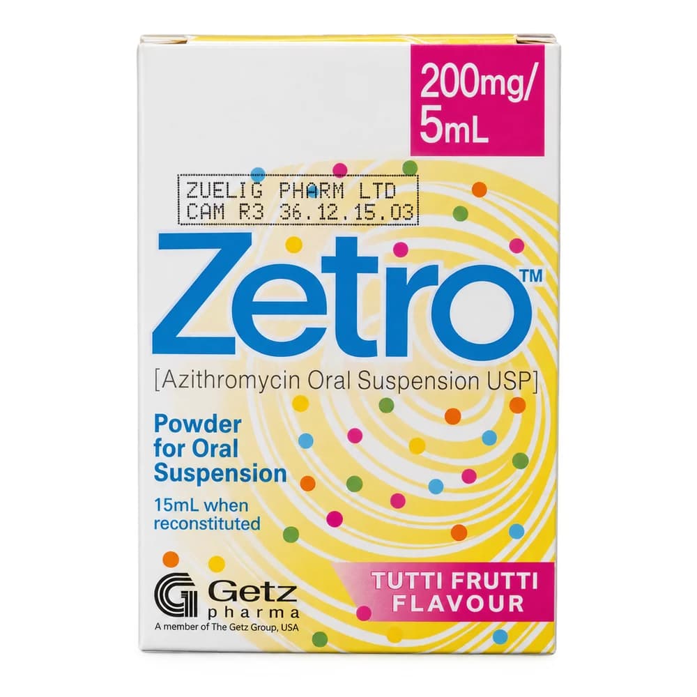 Zetro 200 mg/5 mL