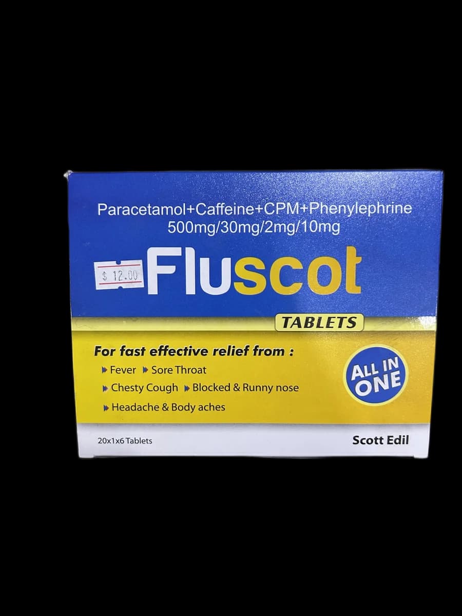 Fluscot Tablet 500mg/30mg/2mg/10mg