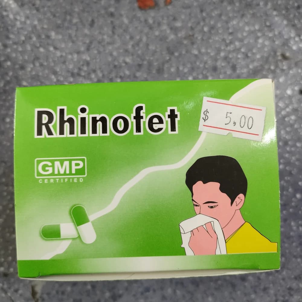 Rhinofet 400 mg / 12.5 mg / 10 mg / 2 mg
