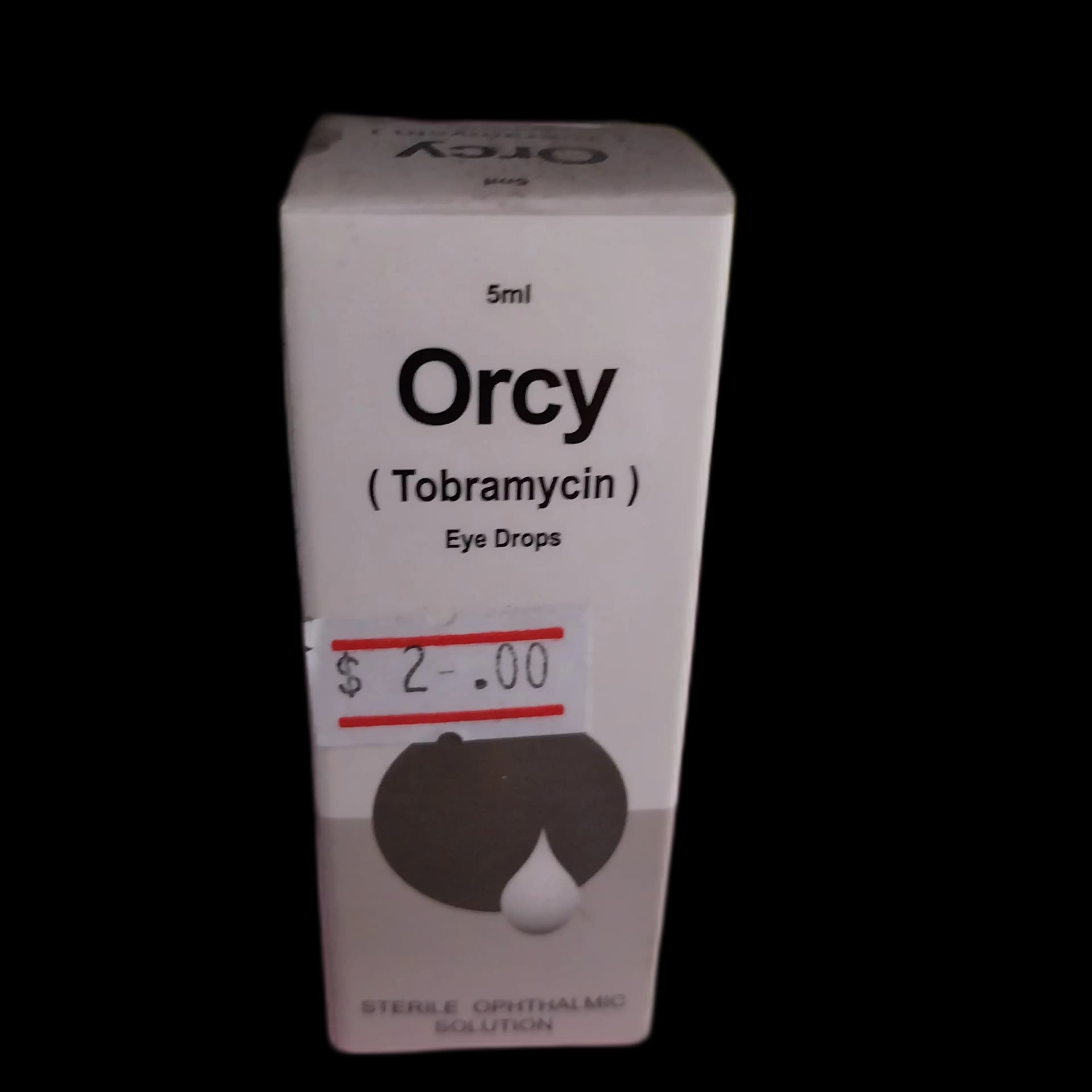 Orcy Tobramycin 3mg/ml eye drops