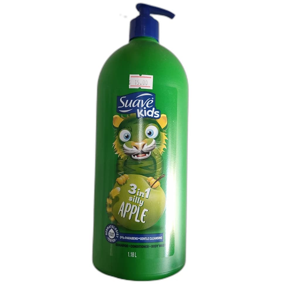 Suave Kids 3-in-1 Silly Apple 1.18 L