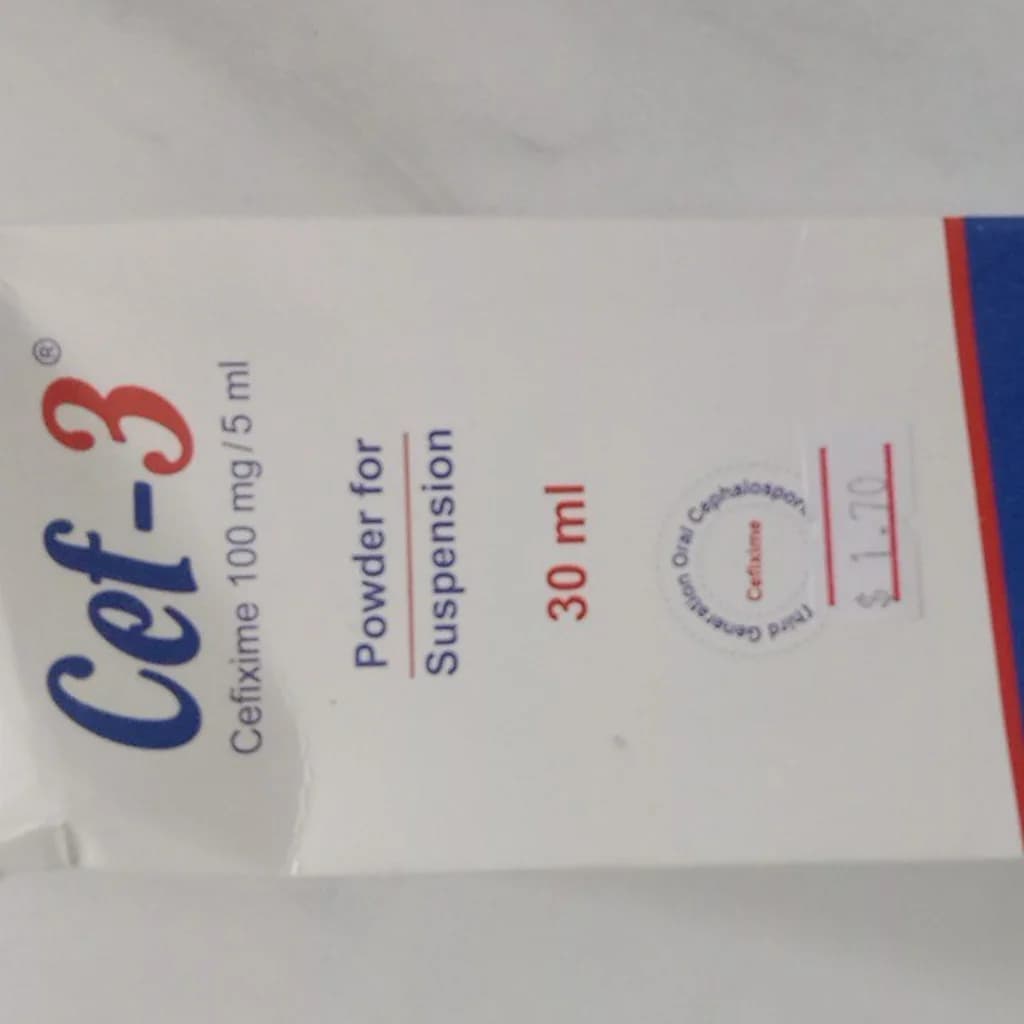 Cef-3 100mg / 5mL
