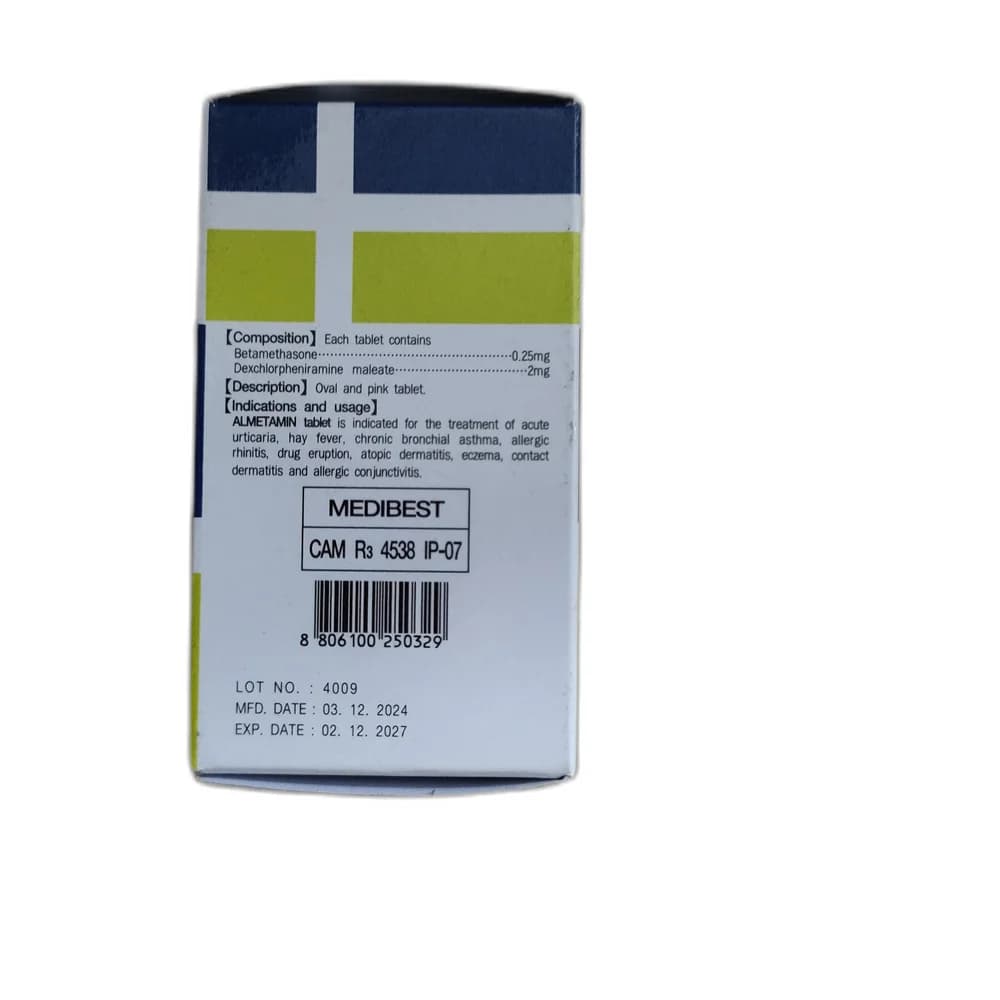 Almetamin 0.25 mg / 2 mg