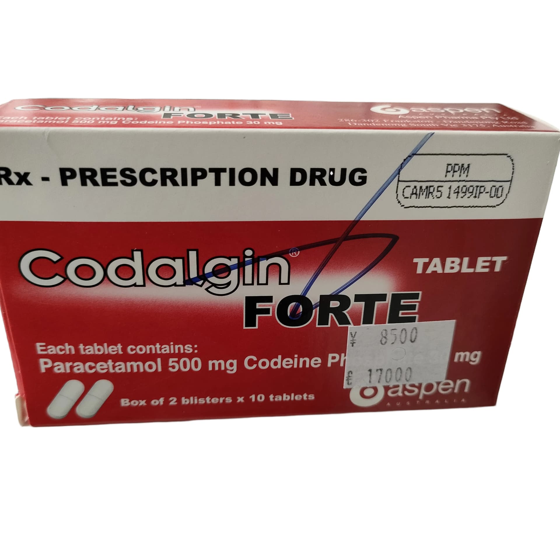 Codalgin Forte 500 mg + 30 mg