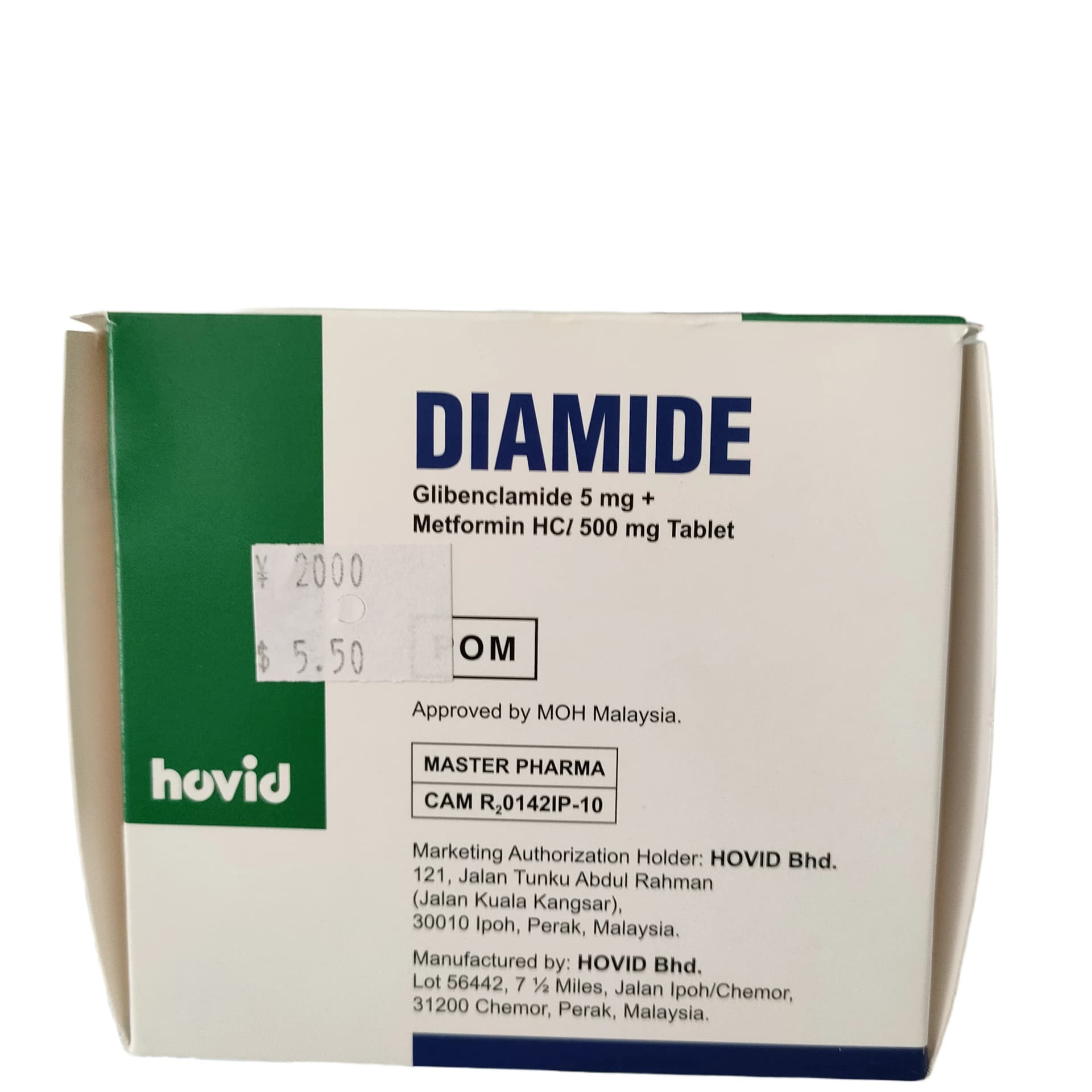 Diamide 5mg/500mg