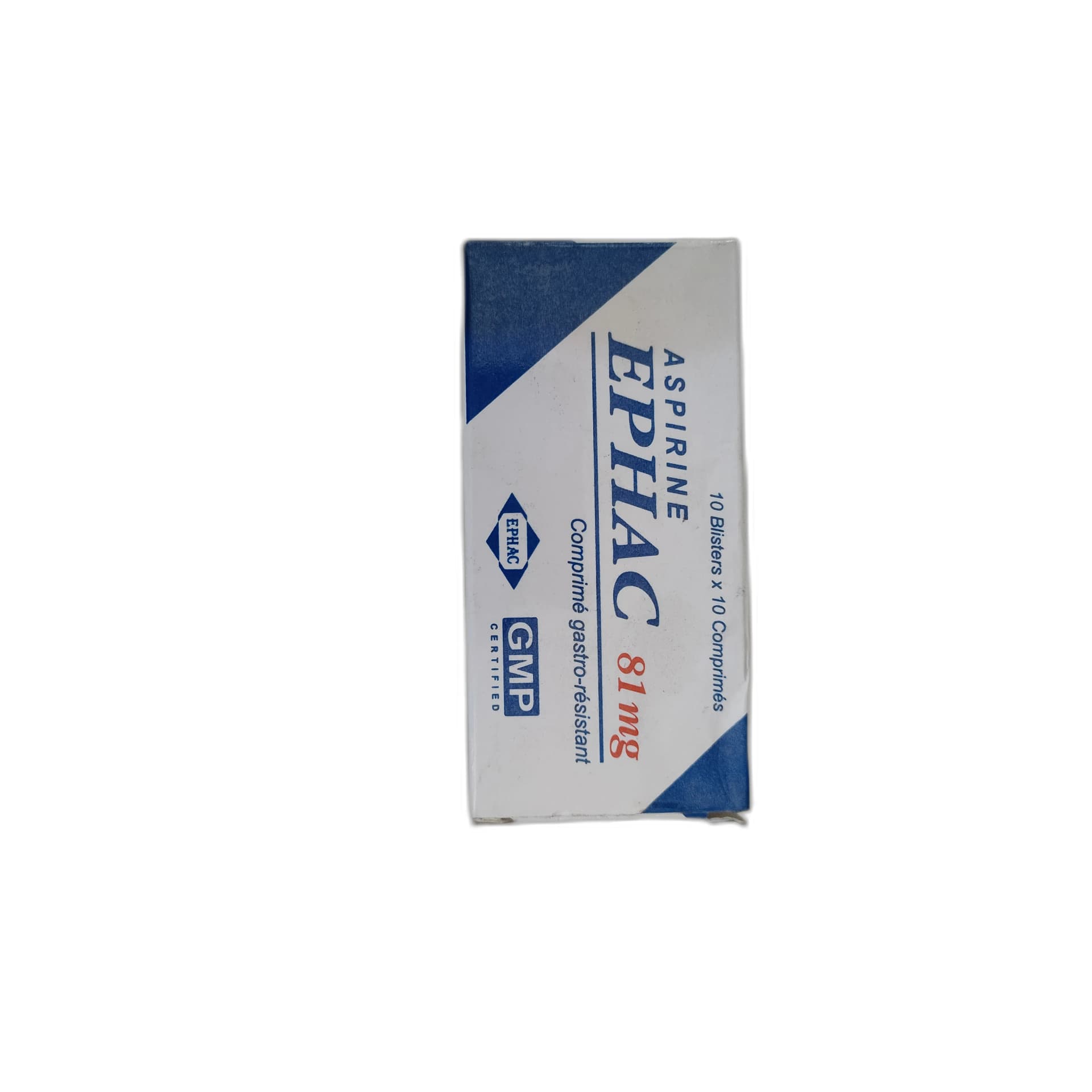 Aspirine Ephac 81 mg