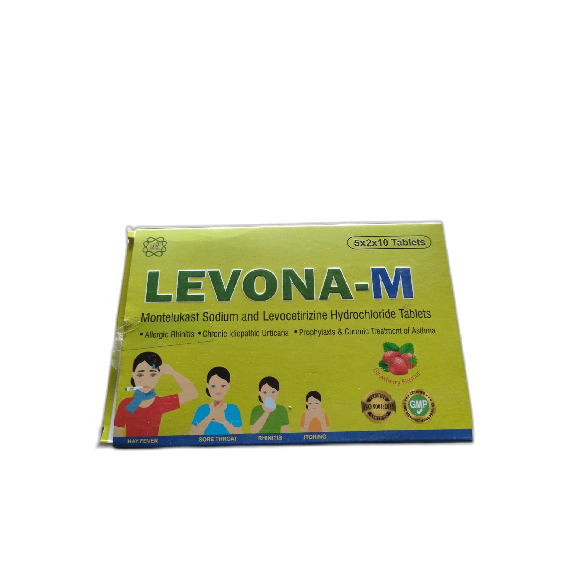 Levona-M Montelukast sodium, Levocetirizine 10 mg / 5 mg