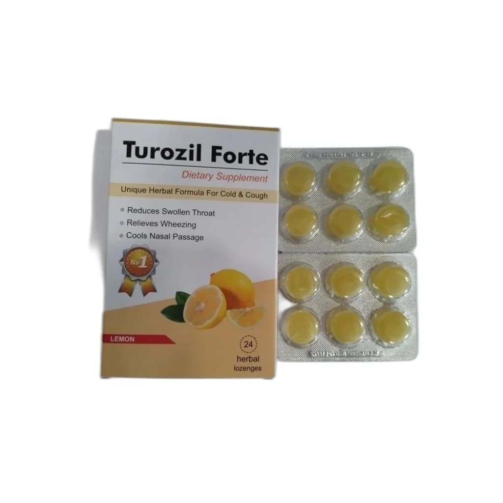 Turozil Forte Herbal lozenge 2.5 g each