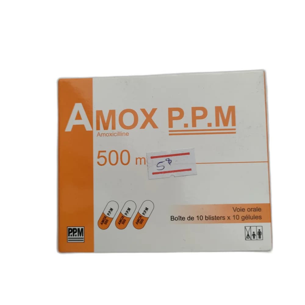 Amox P.P.M 500 mg per capsule