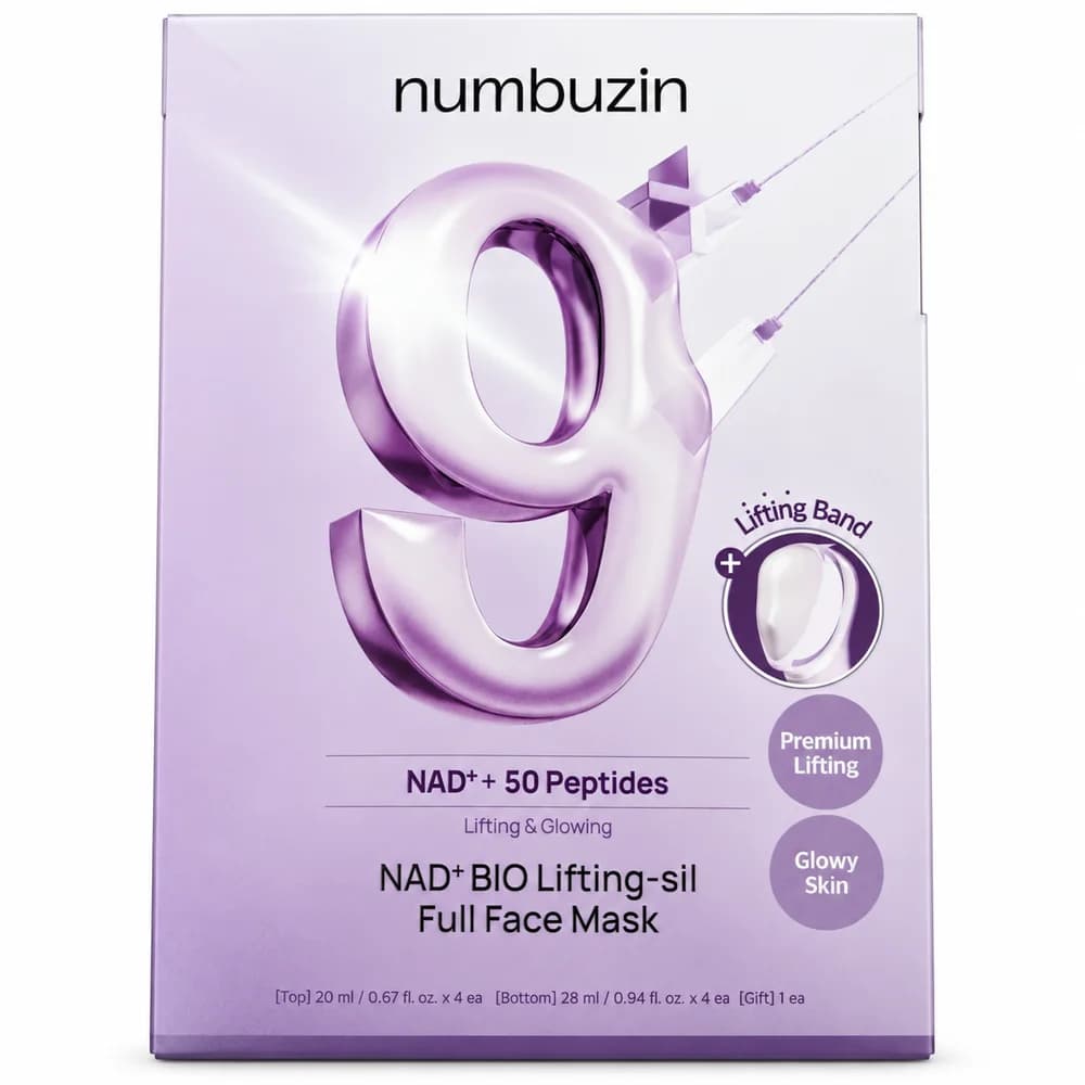 numbuzin No.9 NAD+ BIO Lifting-sil Full Face Mask 28 g