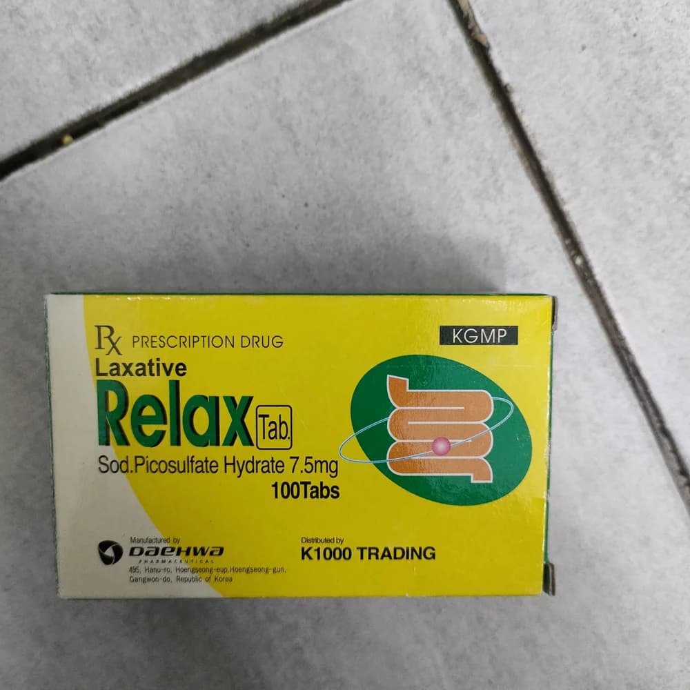 Relax Tab Sodium Picosulfate hydrate 7.5 mg