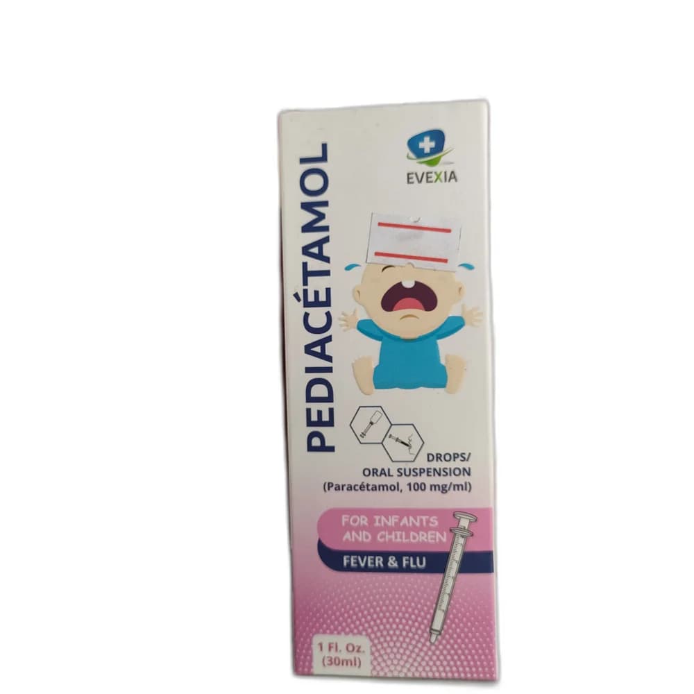 EVEXIA PEDIACETAMOL 100 mg/ml