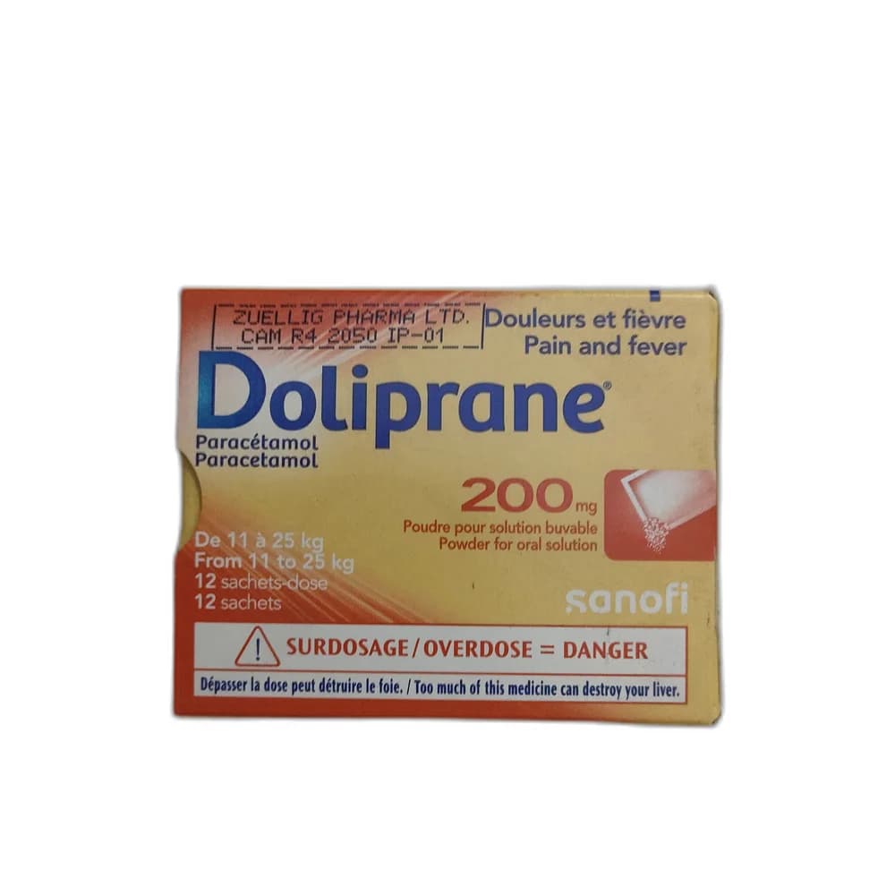 Doliprane 200 mg