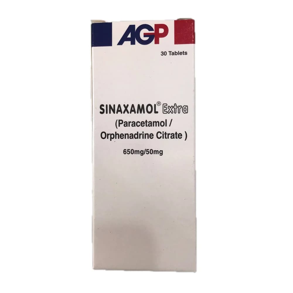 Sinaxamol Extra 650 mg / 50 mg