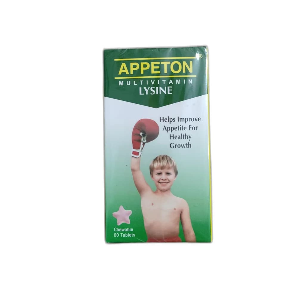 Appeton Multivitamin Lysine 50 mg L-Lysine per tablet