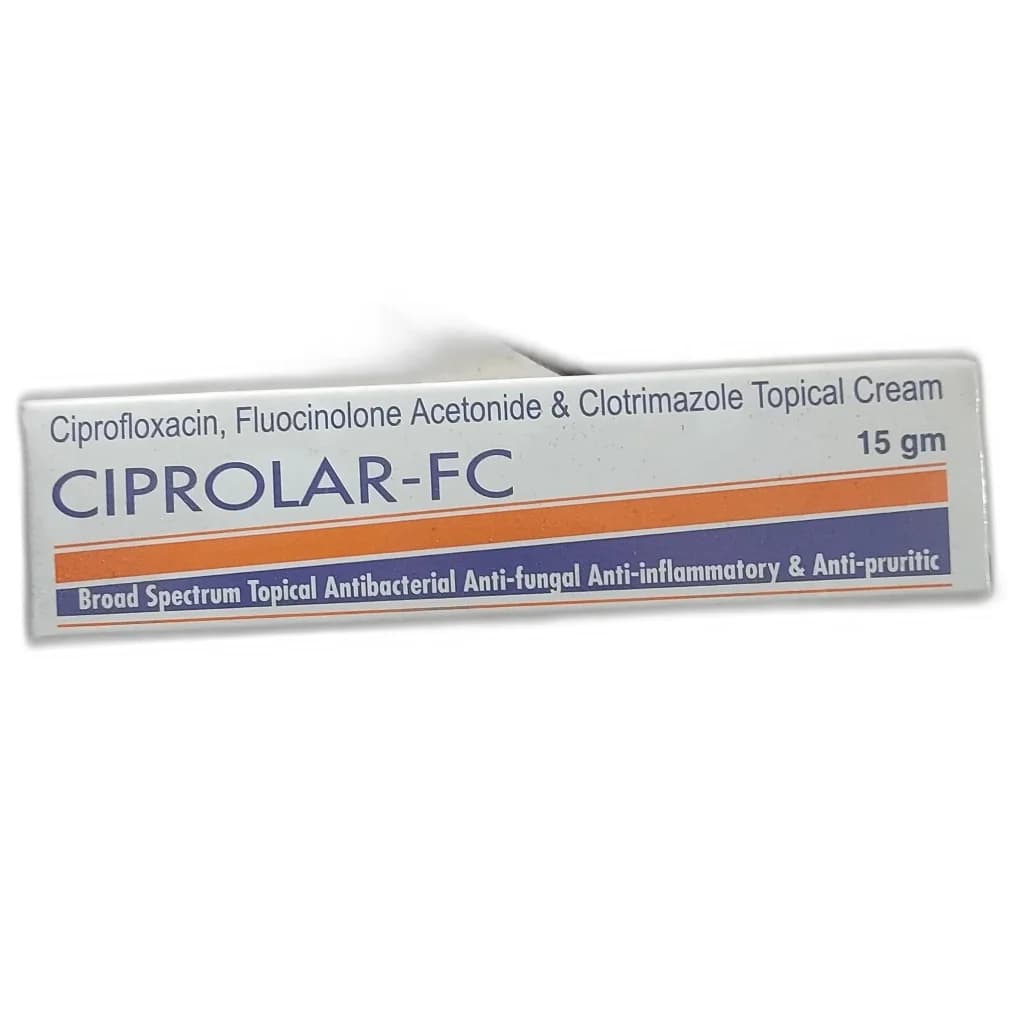 Ciprolar-FC 15gm 0.5% / 0.025% / 1.0%