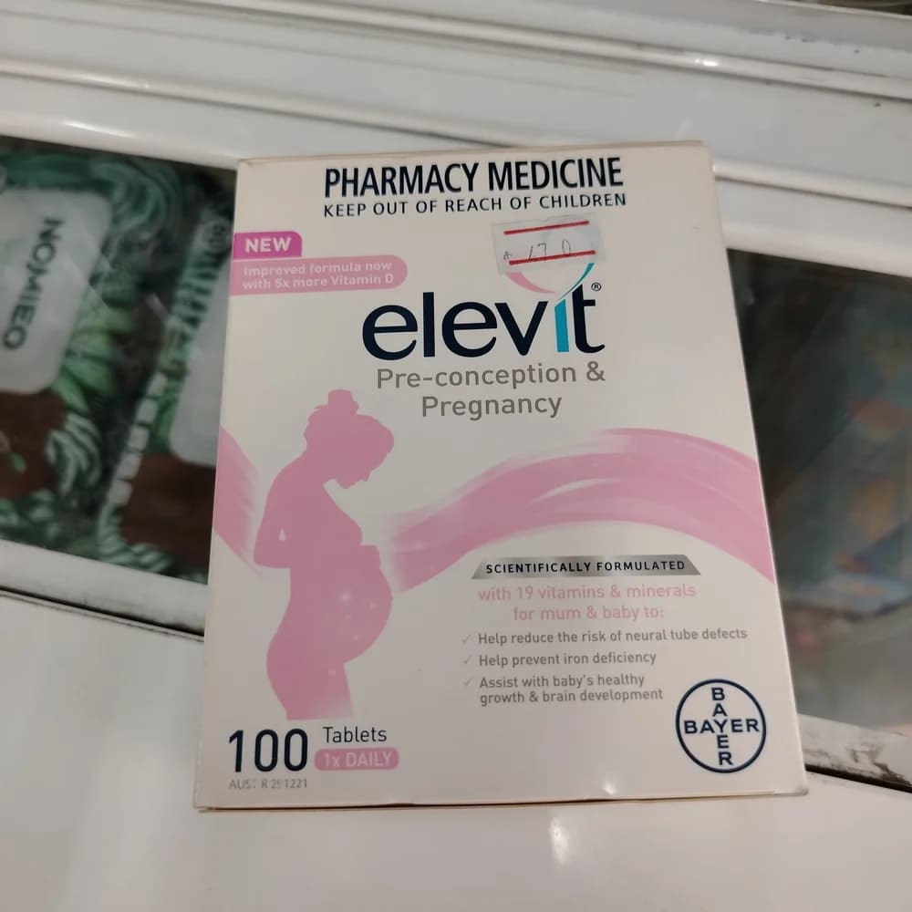 Elevit Pre-conception & Pregnancy Folic acid 800 µg + iron 60 mg
