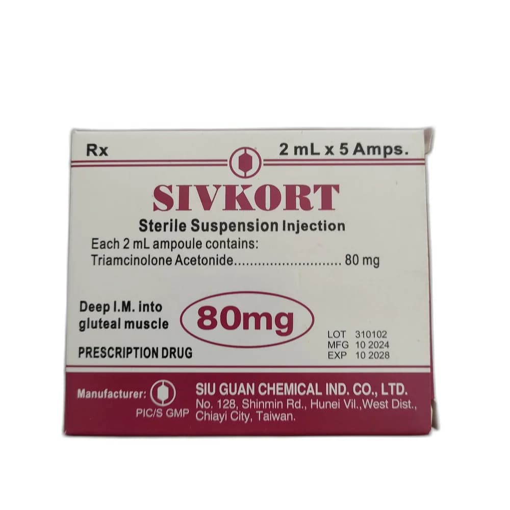 Sivkort 80 mg / 2 ml