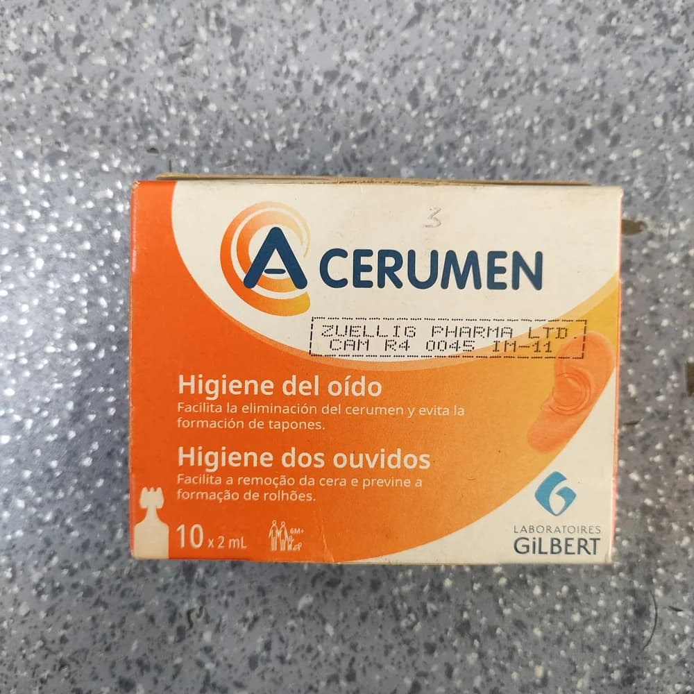 A-Cerumen Ear hygiene solution — surfactant-based ear cleansing unidose