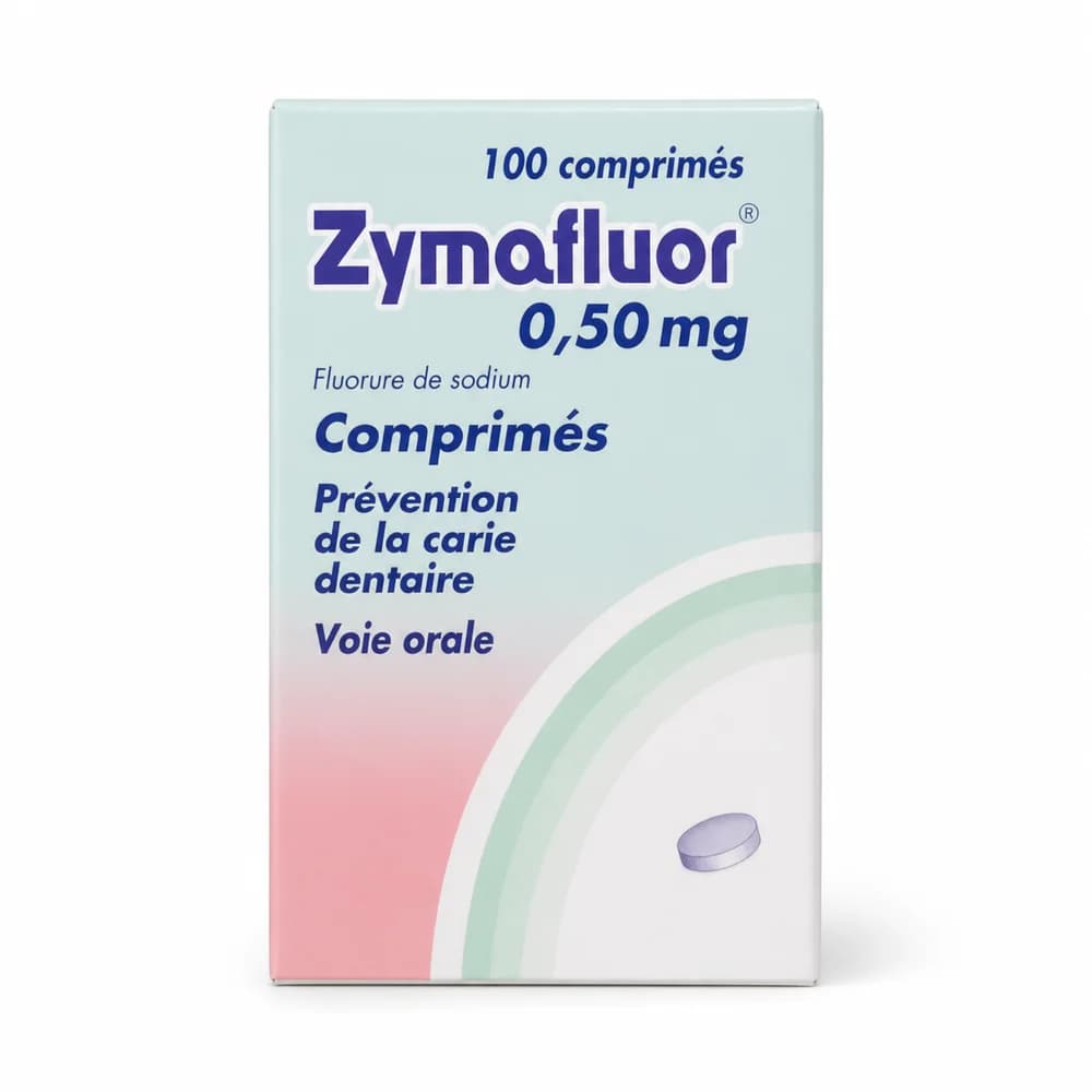 Zymafluor 0.50 mg Sodium fluoride 1.105 mg equivalent to fluoride 0.50 mg per tablet