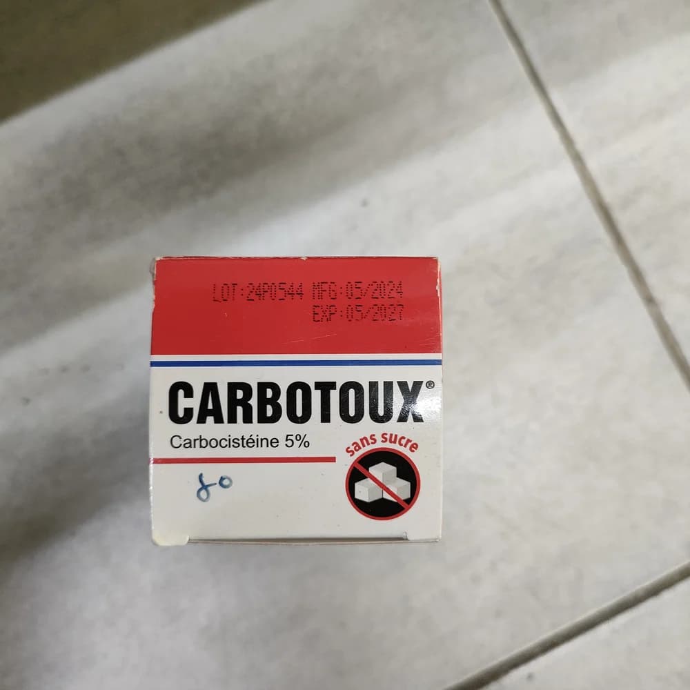 Carbotoux Adulte 250 mg / 5 mL