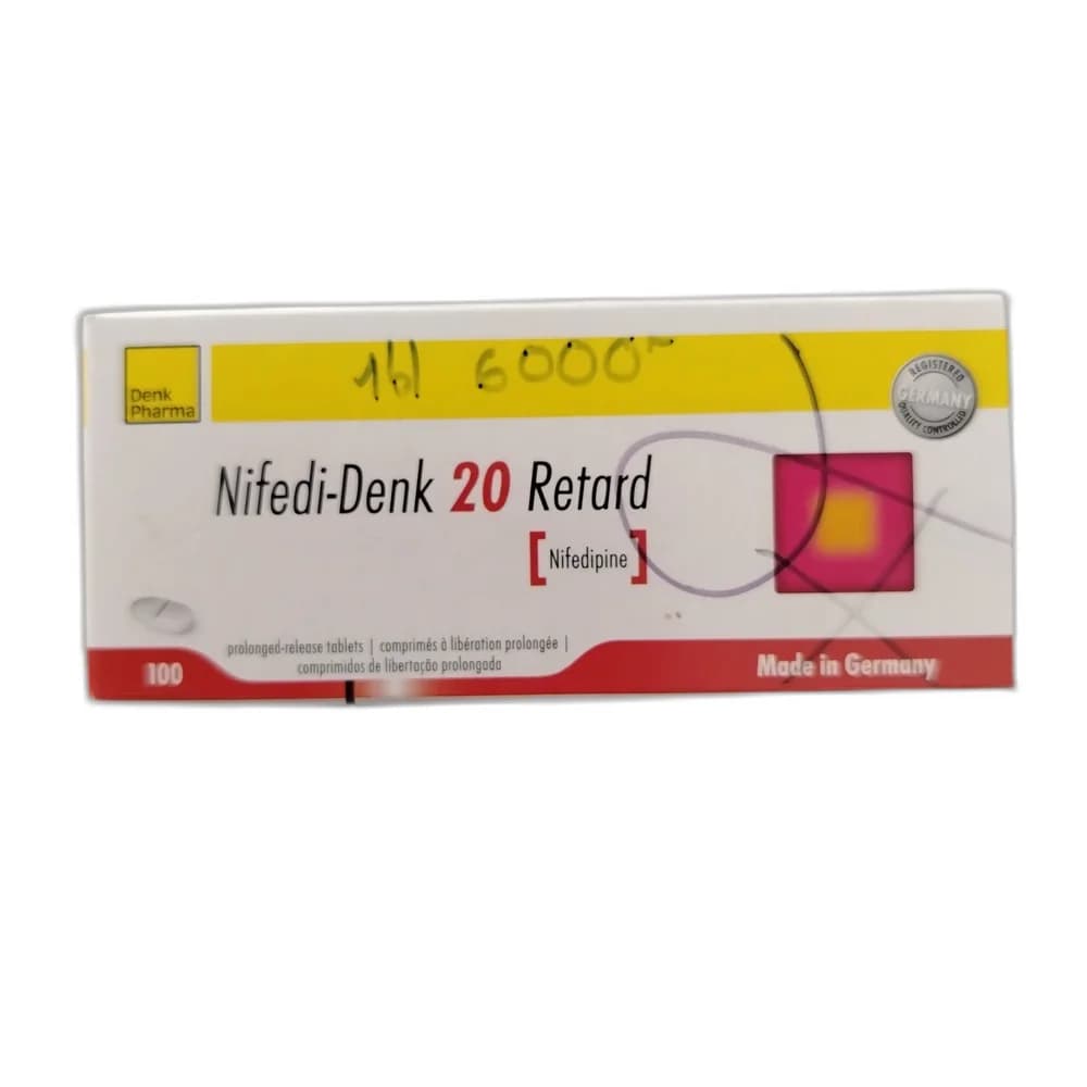 Nifedi-Denk 20 Retard 20 mg