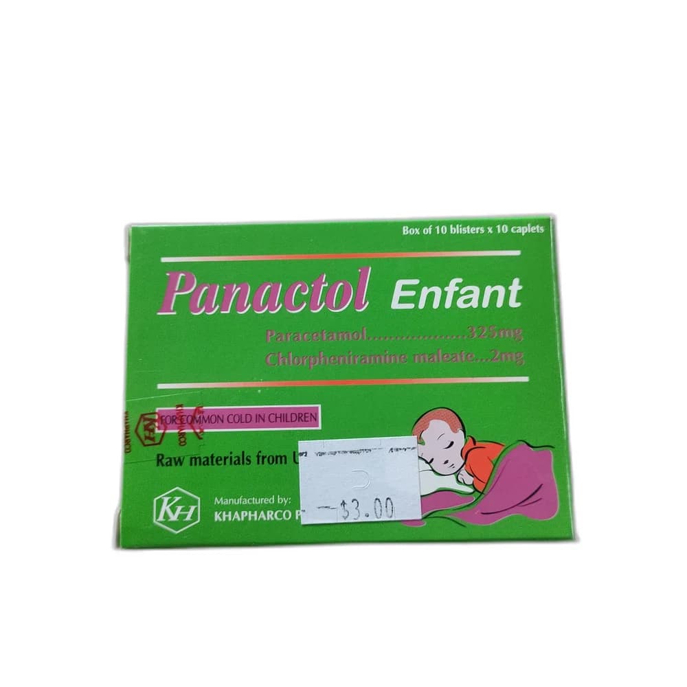 Panactol Enfant 325 mg / 2 mg