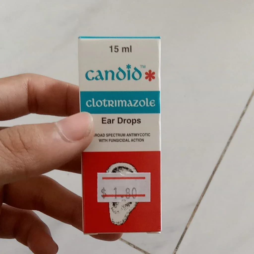 Candid (Clotrimazole Ear Drops) 1% (15 ml bottle)