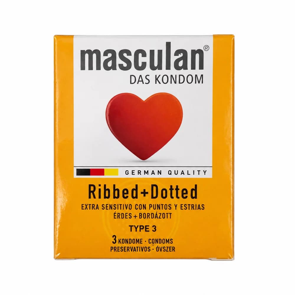 Masculan Ribbed + Dotted