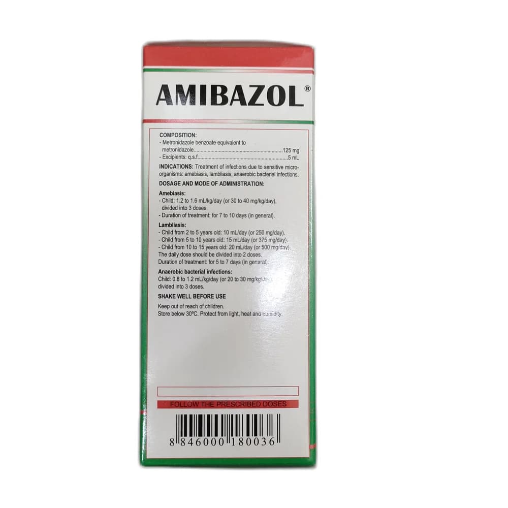 Amibazol 125 mg/5 ml
