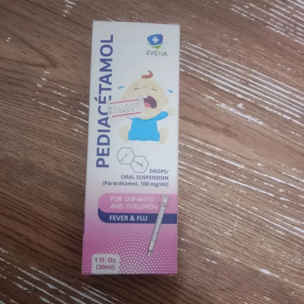 Pediacétamol Paracetamol 100 mg / mL