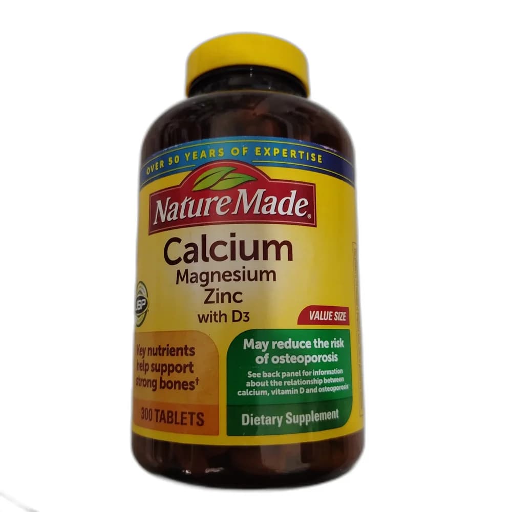Nature Made Calcium Magnesium Zinc with D3