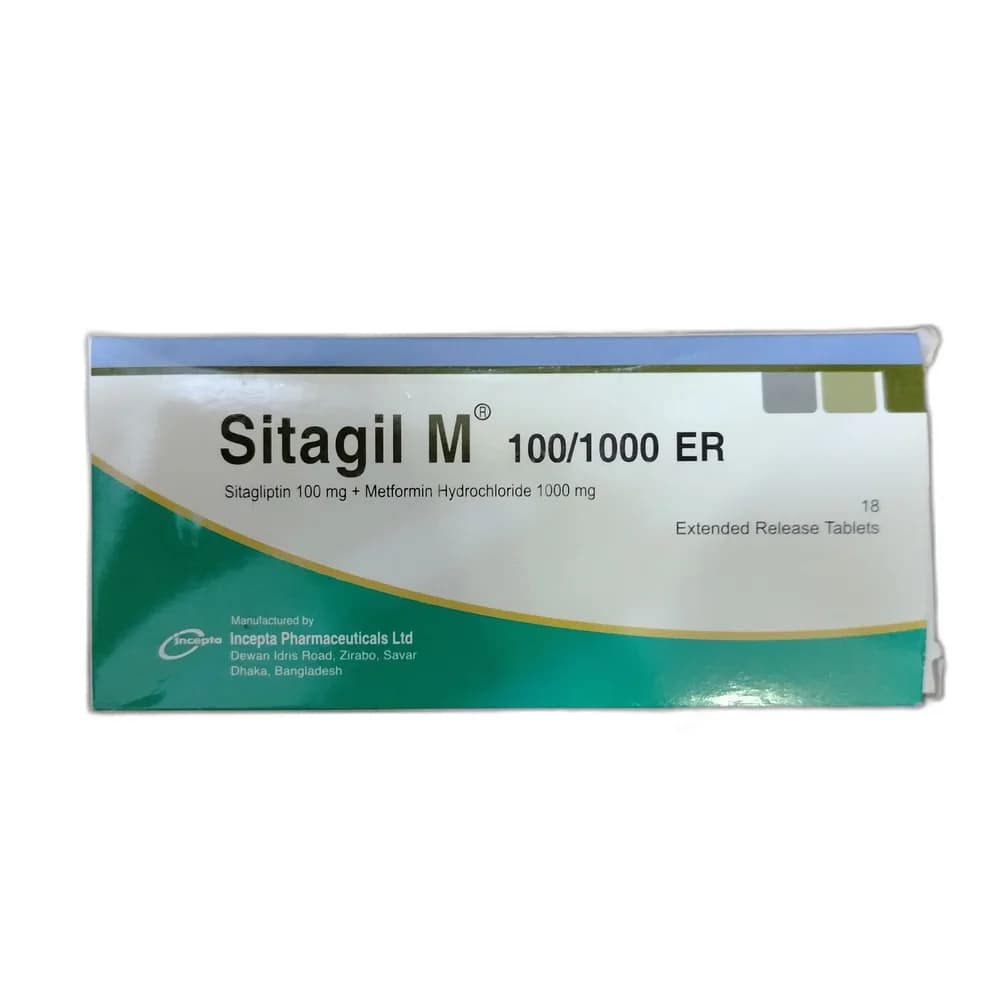 Sitagil M 100 mg / 1000 mg