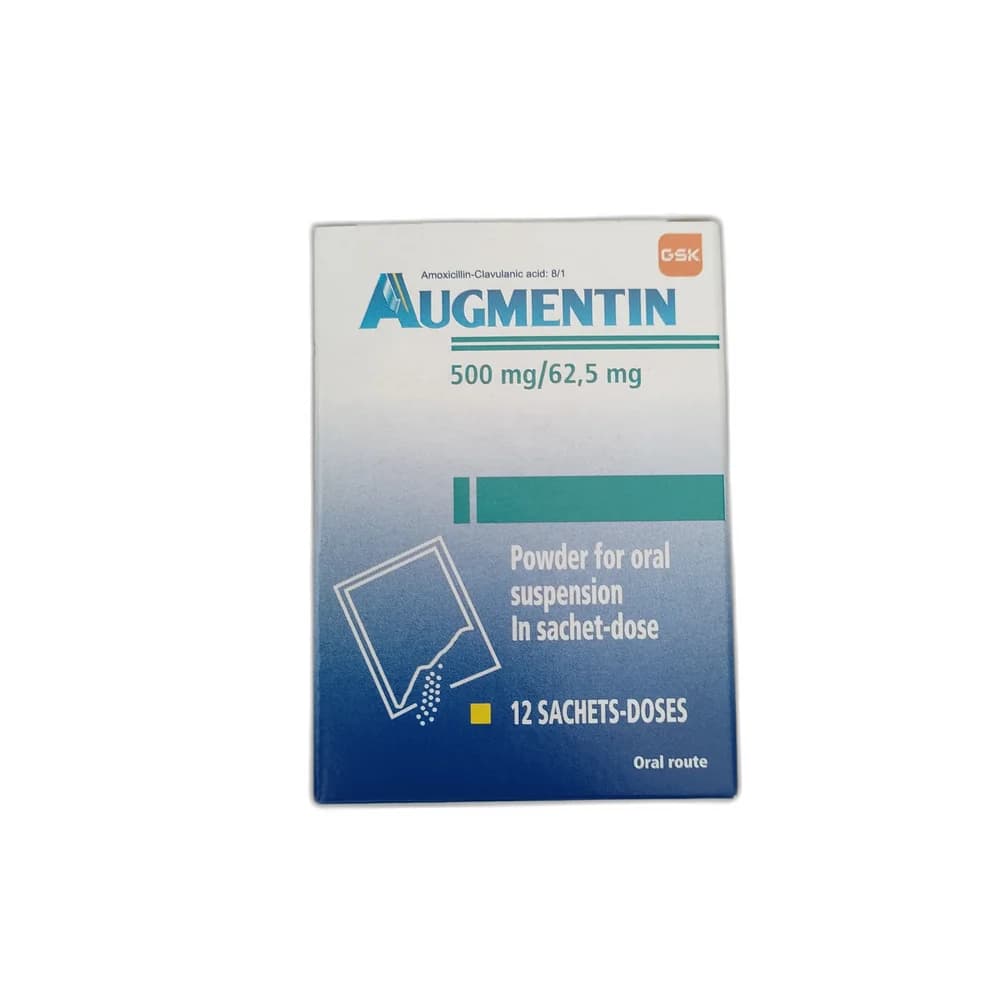 Augmentin 500 mg / 62.5 mg Powder for Oral Suspension 500 mg / 62.5 mg