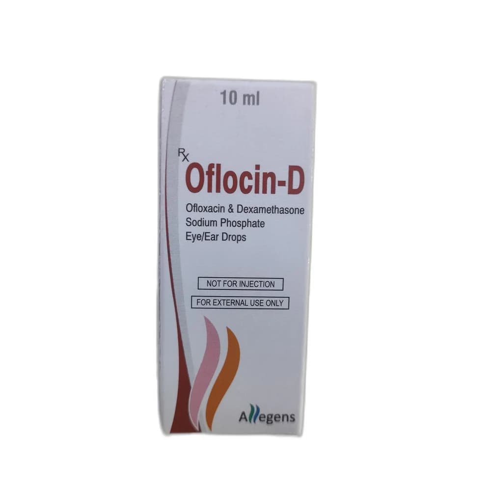 Oflocin-D Ofloxacin 3mg/ml + Dexamethasone Sodium Phosphate 0.5mg/ml