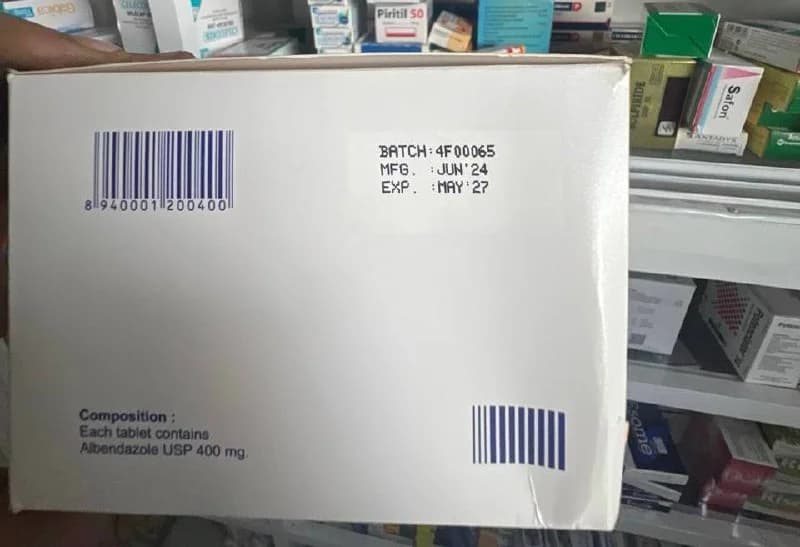 Albendazole 400mg