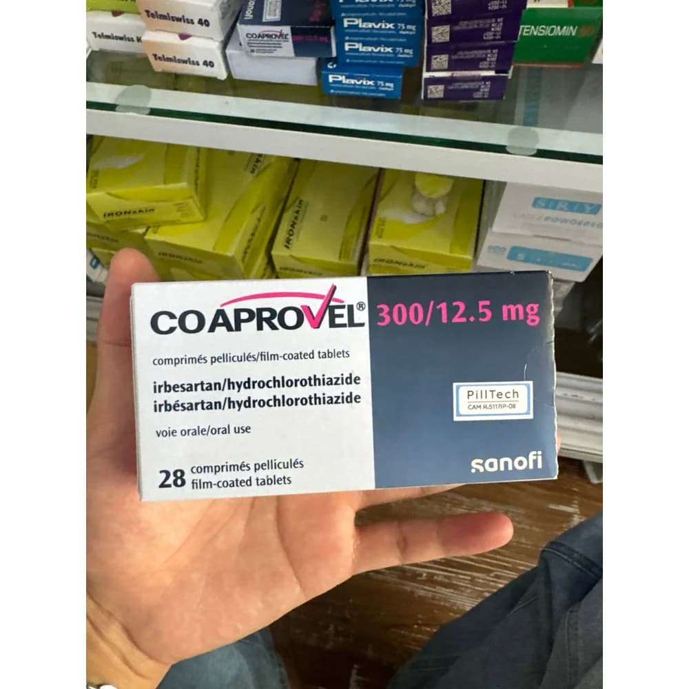CoAprovel Irbesartan 300 mg and hydrochlorothiazide 12.5 mg, 28 tablets