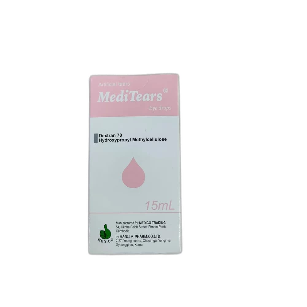 MediTears Dextran 70 0.1% + Hypromellose 0.3%