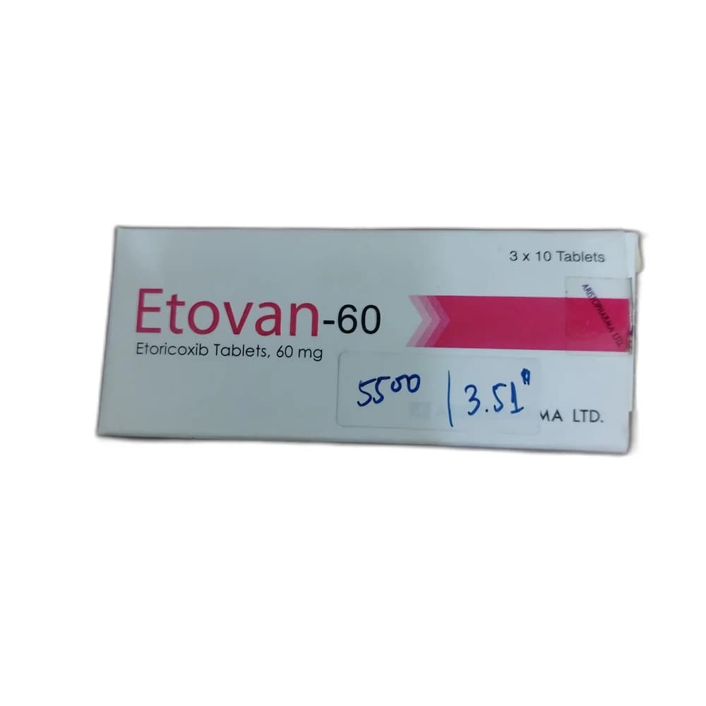 Etovan-60 60 mg per film-coated tablet