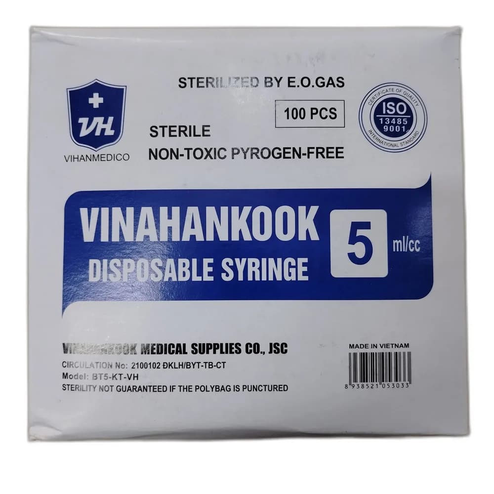 Vinahankook Disposable Syringe 5 ml