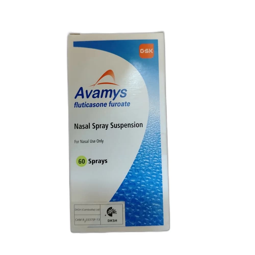 Avamys 27.5 mcg per actuation, 60 sprays