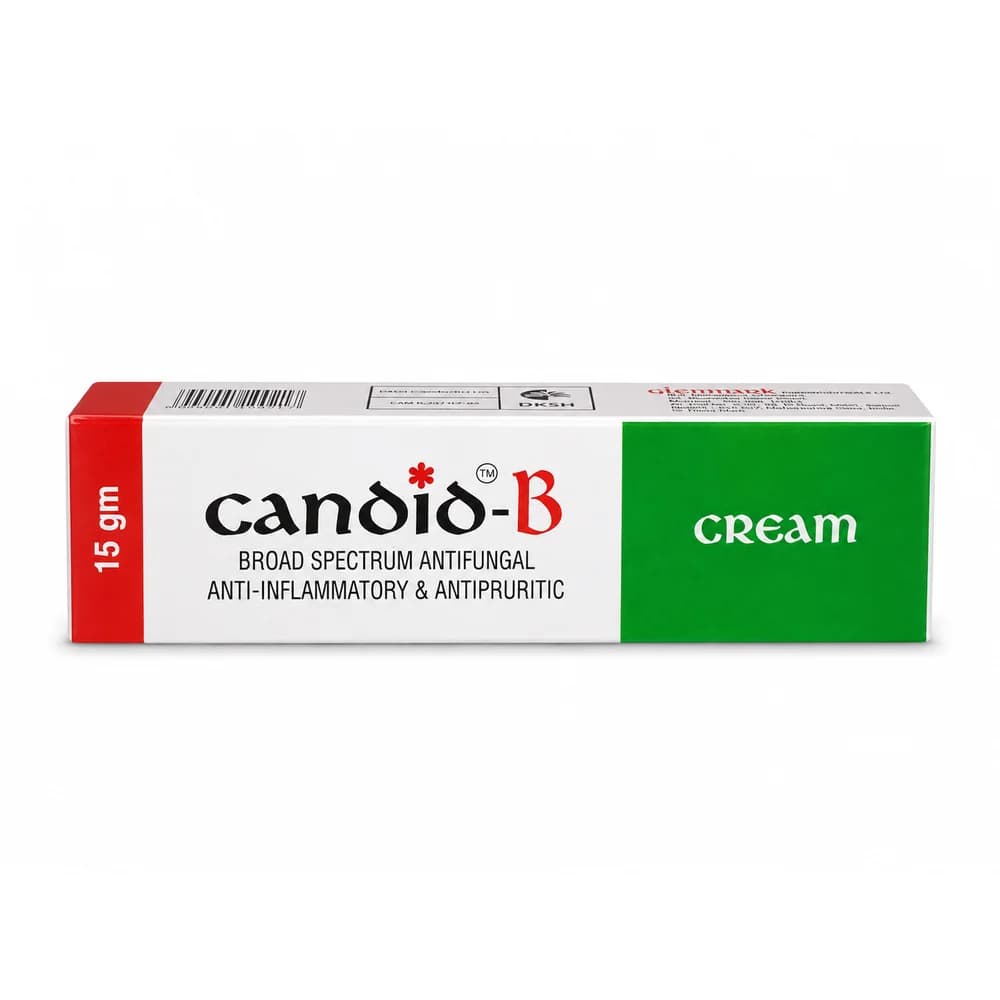 Candid-B Cream Clotrimazole 1% w/w and beclomethasone dipropionate 0.025% w/w