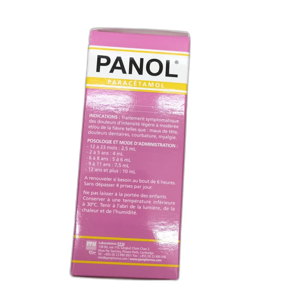 Panol 250 mg / 5 ml