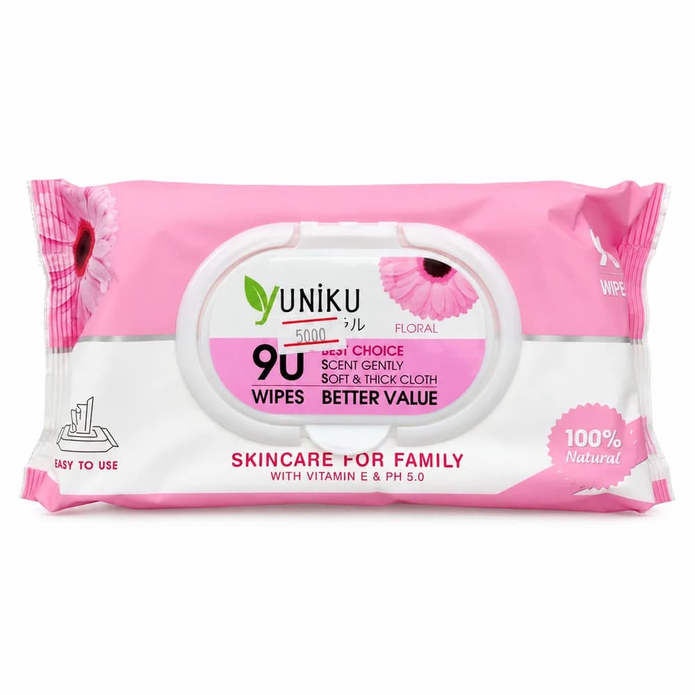 Yuniku Floral Wet Wipes