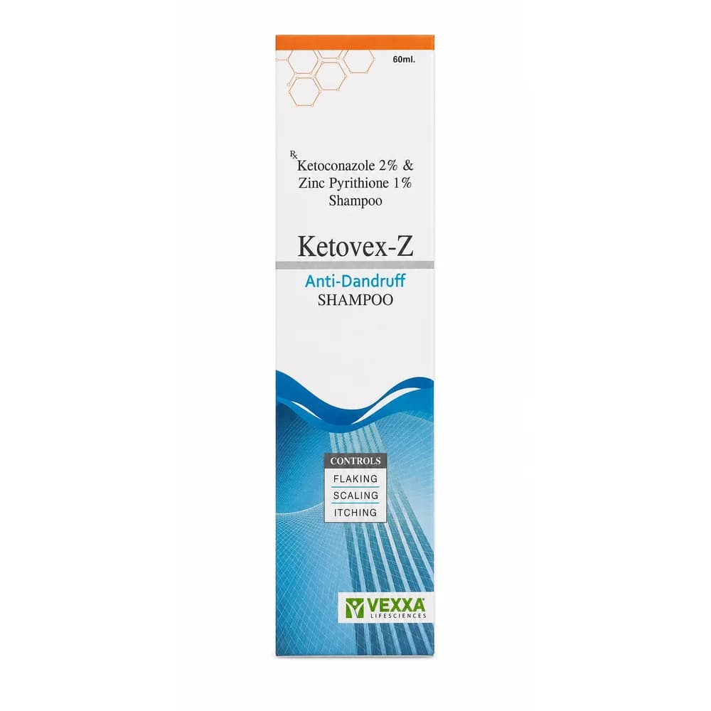 Ketovex-Z Ketoconazole 2% / Zinc Pyrithione 1%