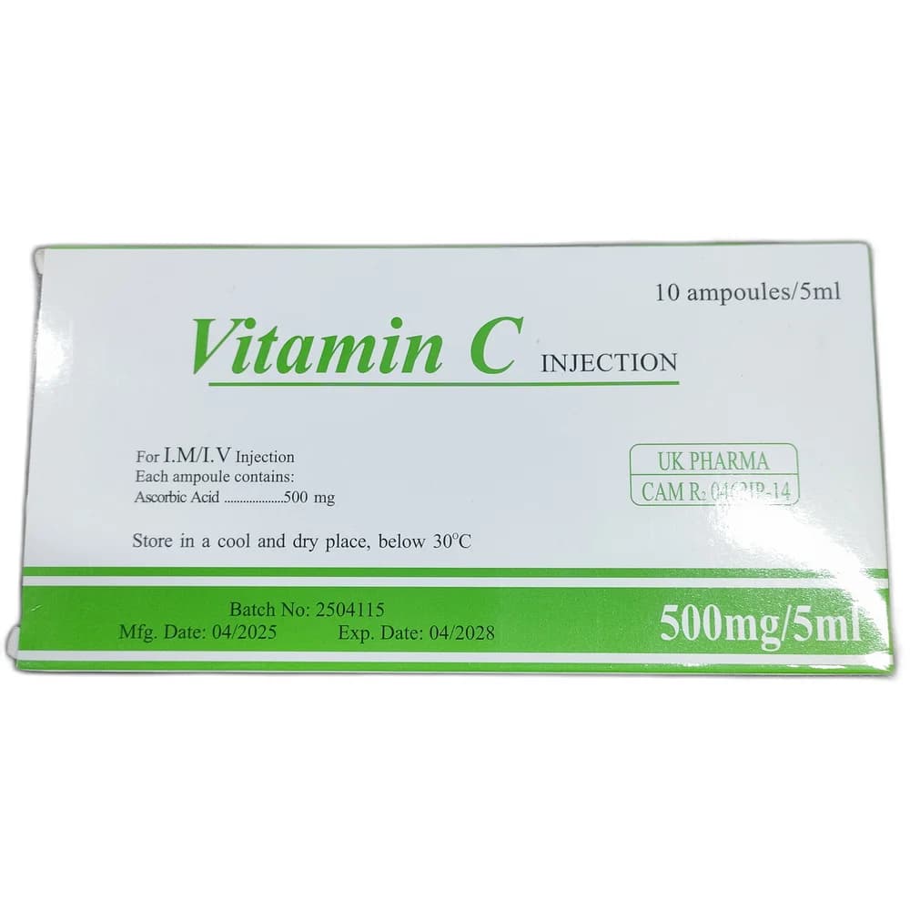 Vitamin C Injection 500 mg/5 mL