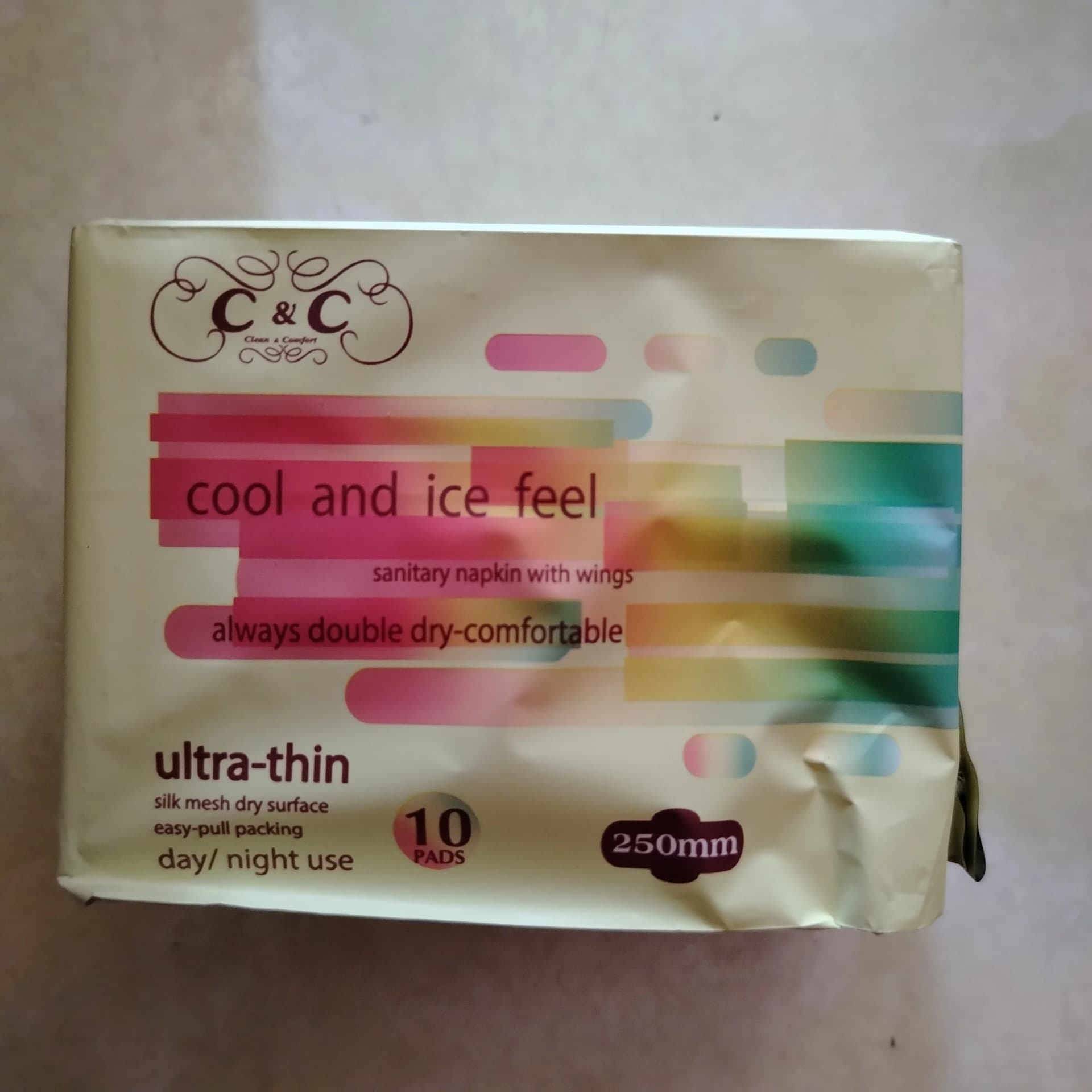C and C Cool and Ice Feel Sanitary Napkin