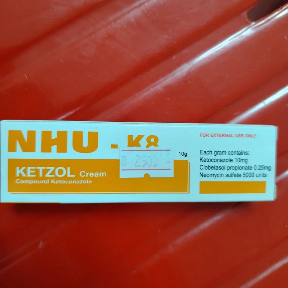 Ketzol Cream 10 mg/g / 0.25 mg/g / 5000 units/g