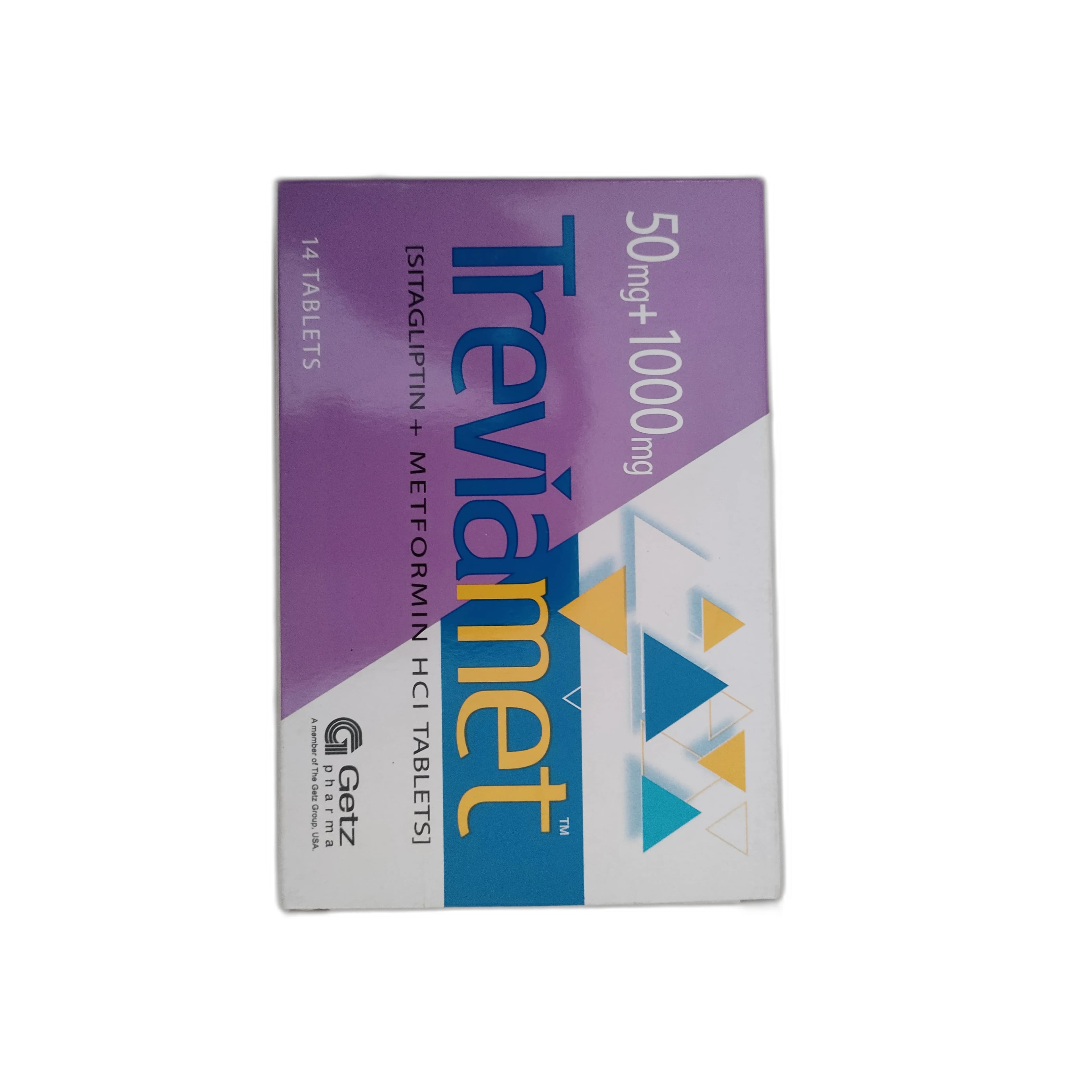 Treviamet 50 mg + 1000 mg