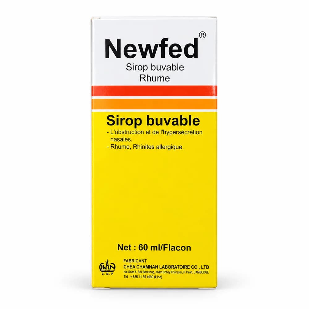 Newfed Triprolidine HCl 2.5 mg / Phenylephrine HCl 5 mg / Chlorpheniramine maleate 0.5 mg per 5 mL